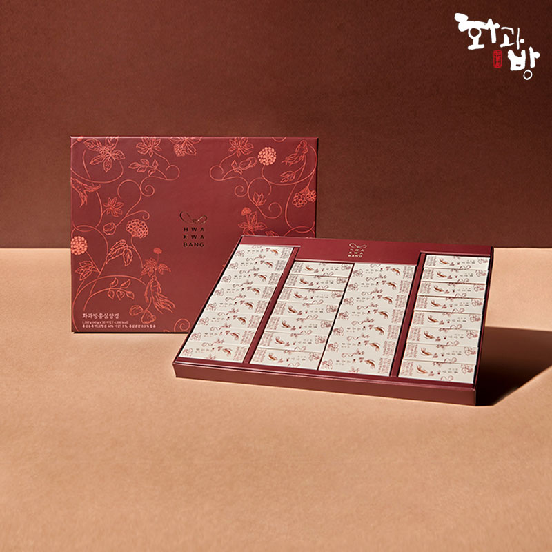 [박스] 홍삼양갱세트3호 1,350g x 5세트 / 쇼핑백증정