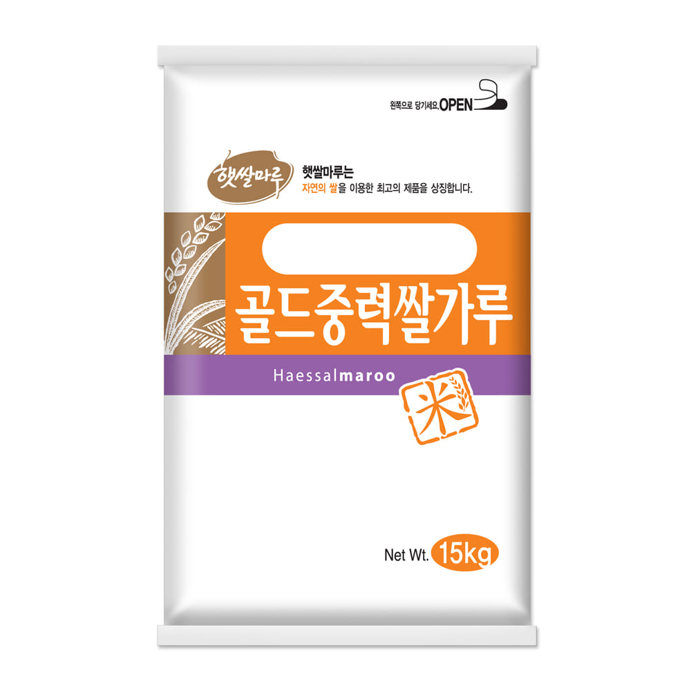 [국산쌀] 골드중력쌀가루 15kg