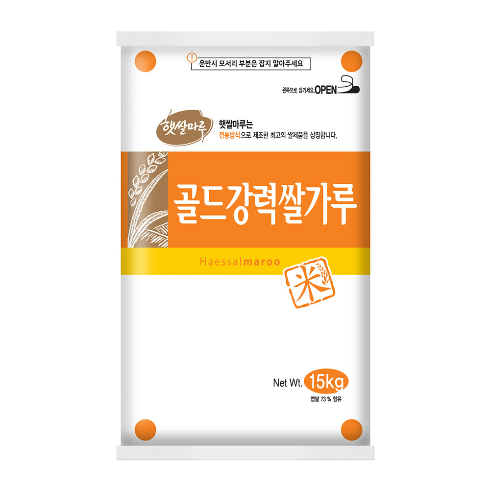 [국산쌀] 골드강력쌀가루 15kg