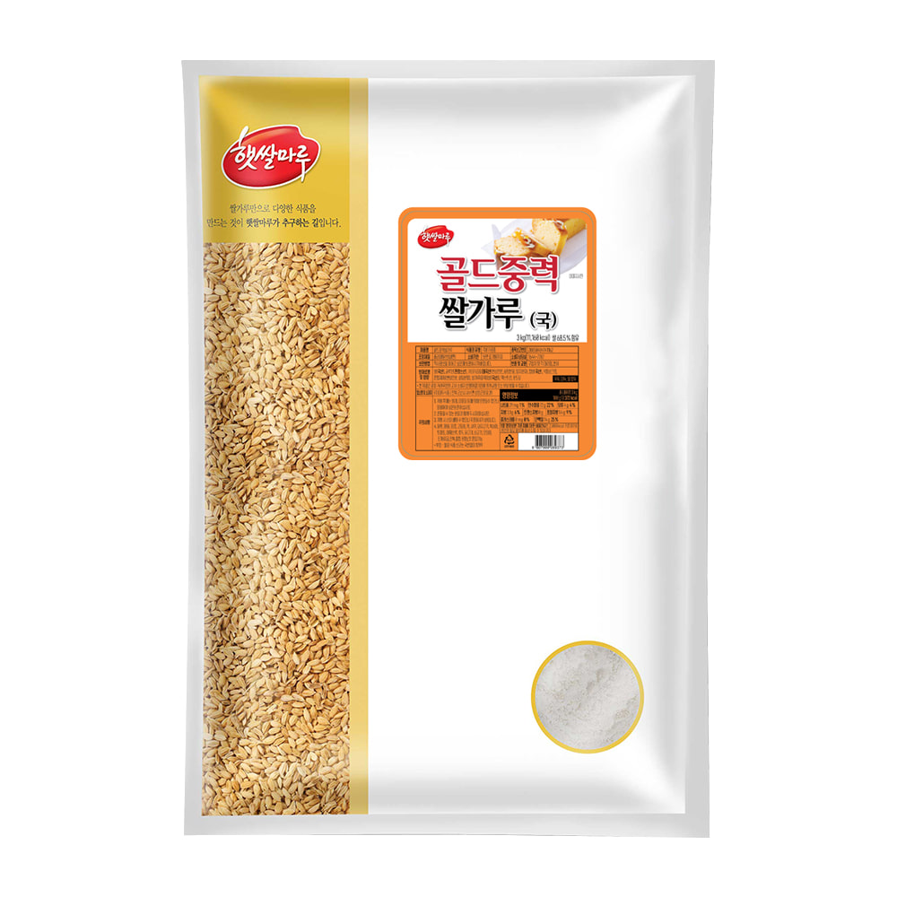 [국산쌀] 골드중력쌀가루 3kg