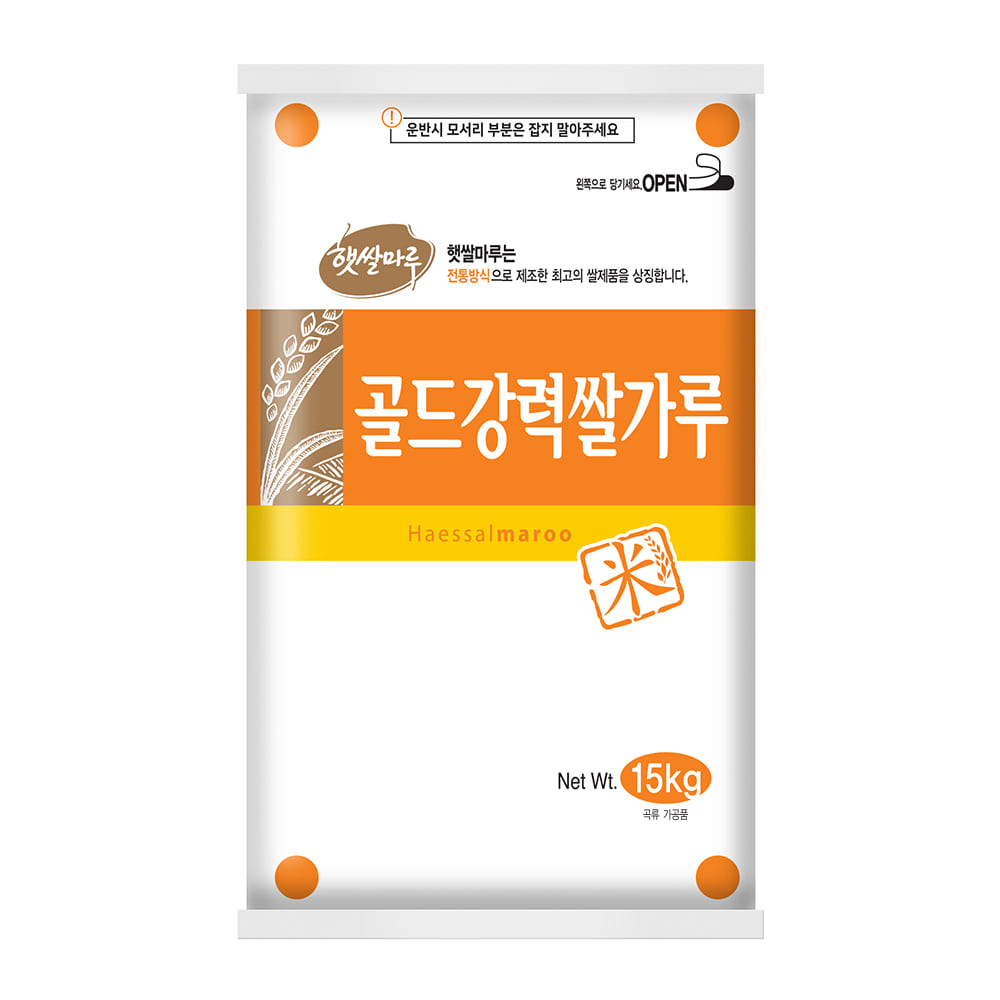 [수입쌀] 골드강력쌀가루 15kg